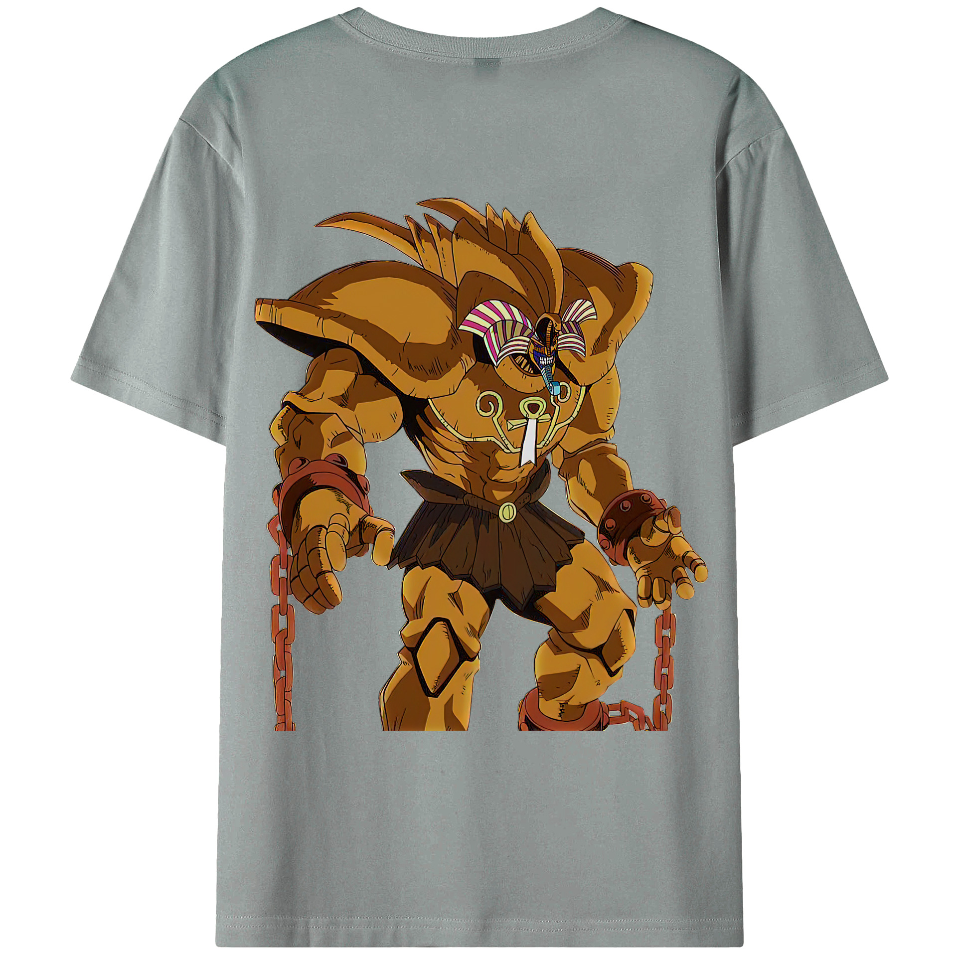 （画像用） 遊☆戯☆王 Yu-Gi-Oh! 綿100％ メンズ半袖Tシャツ（バックプリント） 通気性